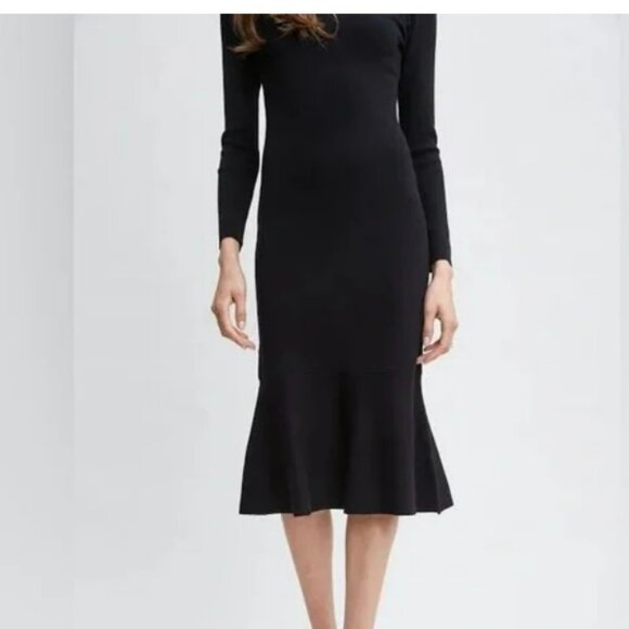 T Tahari mock neck knit dress, Small - Picture 2 of 3